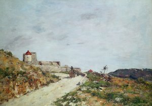 Der Weg zur Zitadelle in Villefranche, 1892